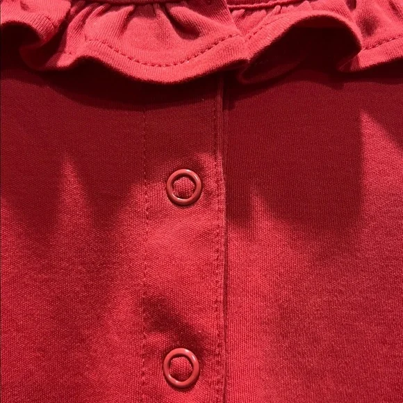 The Beaufort Bonnet Company Girls Reece Ruffle Top red size 8 - Picture 5 of 10